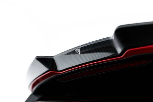 Prepreg Carbon Fiber Heckklappenspoiler (Höher) Audi RS6 C8 / C8 Facelift