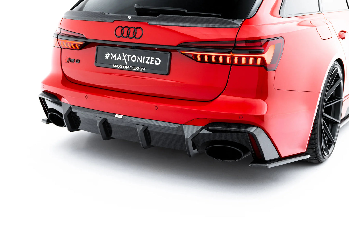 Prepreg Carbon Fiber Splitter Set Audi RS6 C8 / C8 Facelift