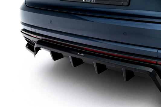 Hinten Splitter (mit einem vertikalem balken) Volkswagen Touareg Elegance Mk3 Facelift
