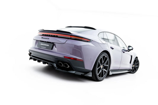 Hinten Splitter (mit einem vertikalem balken) Porsche Panamera 4 / 4S E-Hybrid / 4 E-Hybrid 972
