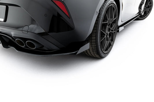 Street Pro Central Diffuseur Arriere + Flaps compatible avec Cupra Leon Hatchback Mk1 Facelift