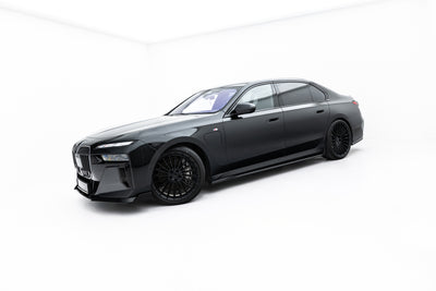 Side Skirts Diffusers V.2 suitable for BMW 740d xDrive M-pack / 740i xDrive M-Pack G70