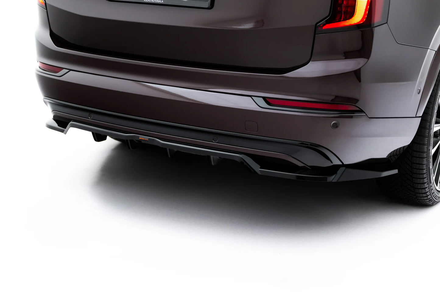 Hinten Splitter (mit einem vertikalem balken) Volvo XC90 Mk2 Facelift 2