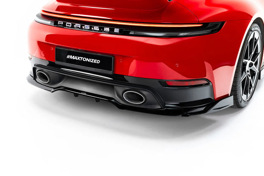 Arriere Splitter (avec une barre verticale) compatible avec Porsche 911 Carrera Aero 992 