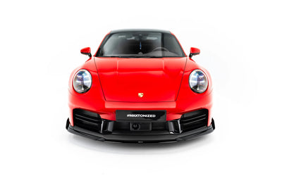 Lame Du Pare-Chocs Avant compatible avec Porsche 911 Carrera Aero / Carrera GTS 992 Facelift