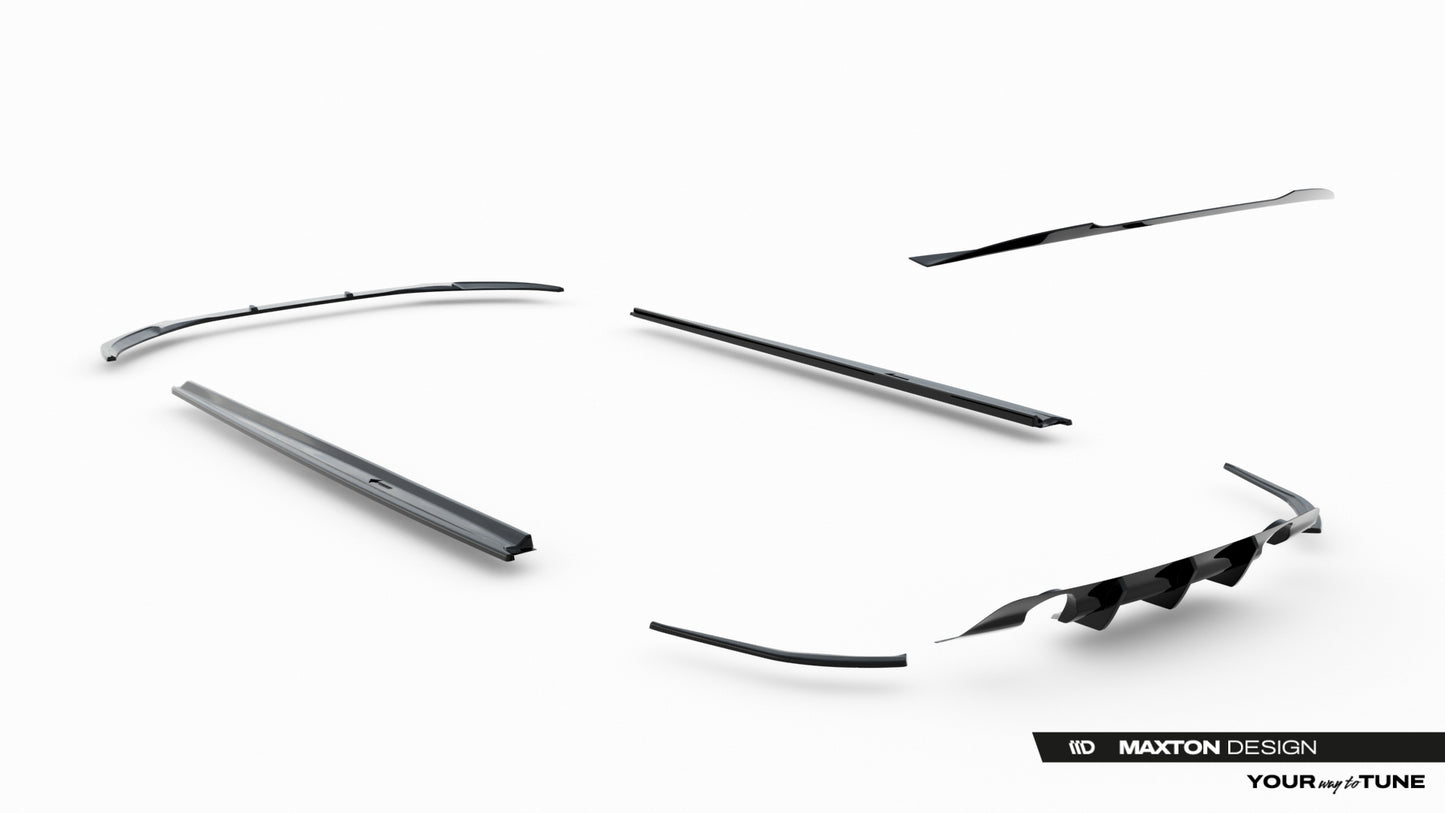 Diffusor Satz Jaguar XE R-Dynamic X760 Facelift