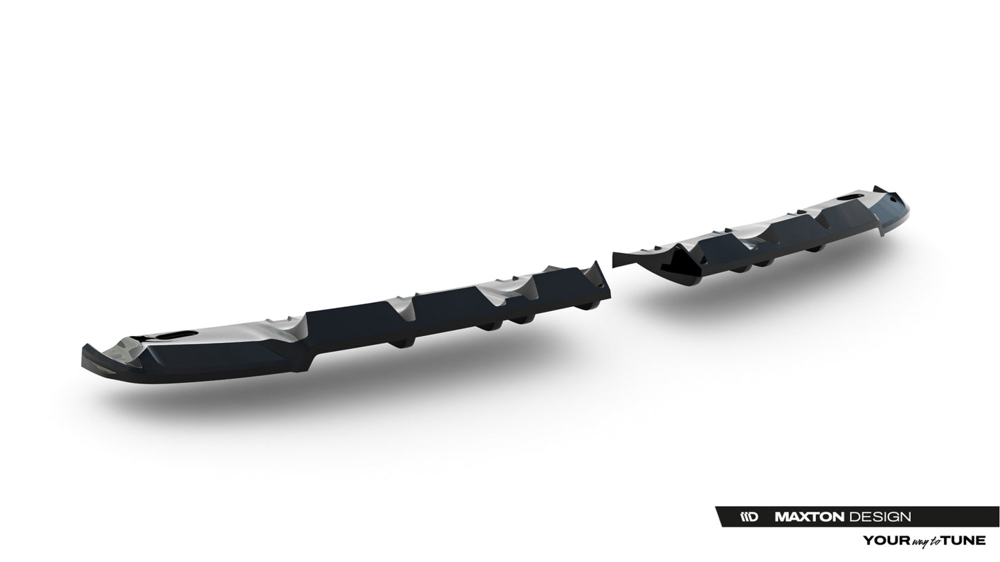 Arriere Splitter (avec une barre verticale) pour la Mini Cooper John Cooper Works F65