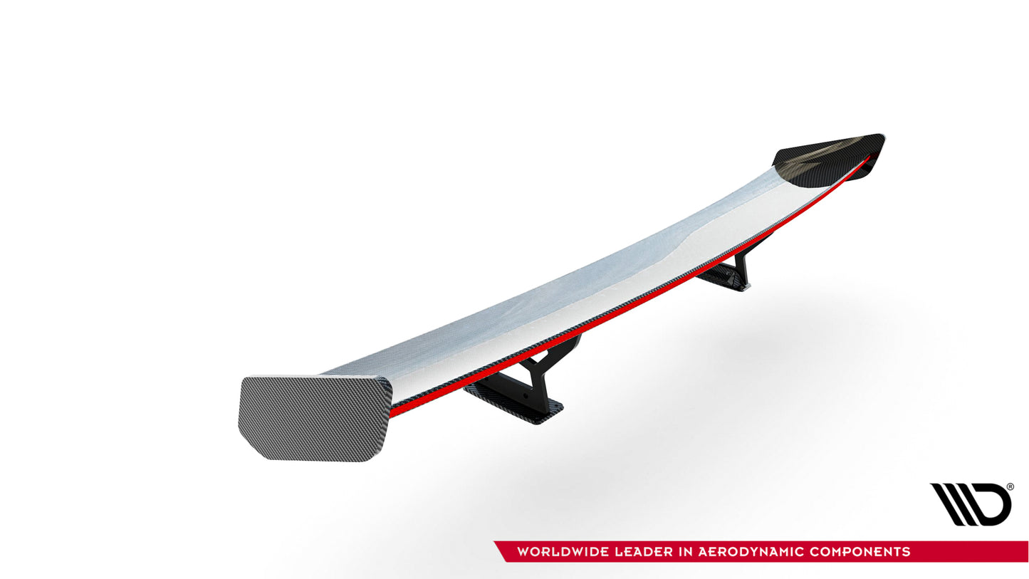 Carbon Spoiler With Internal Brackets Uprights + LED suitable for Mercedes-Benz CLA Coupe C118 / C118 Facelift