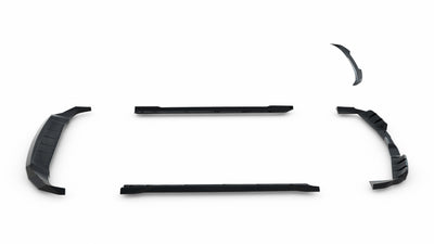 Set of Splitters for Porsche Cayenne GTS / Turbo Sport Pack / Turbo E-Hybrid GT Pack Coupe Mk3 Facelift