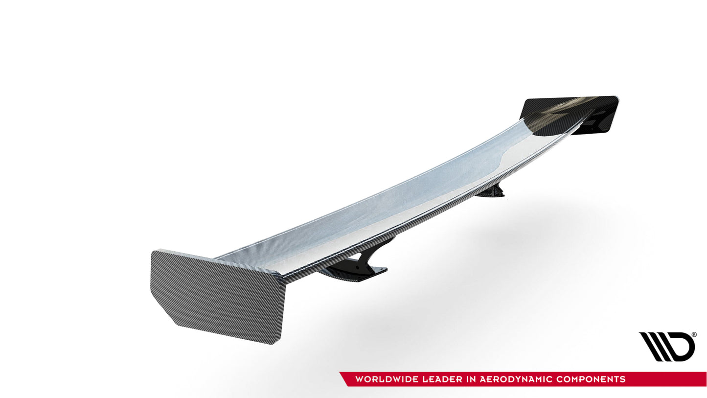 Carbon Spoiler With External Brackets Uprights suitable for Toyota Supra Mk5