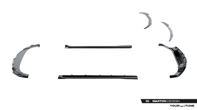Set of Prepreg Carbon Splitters Lamborghini Urus Mk1