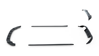 Set Of Splitters V.2 Volkswagen Golf R Hatchback Mk7 Facelift