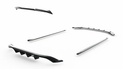 Set Of Splitters V.2 Volkswagen Golf R Hatchback Mk7 Facelift