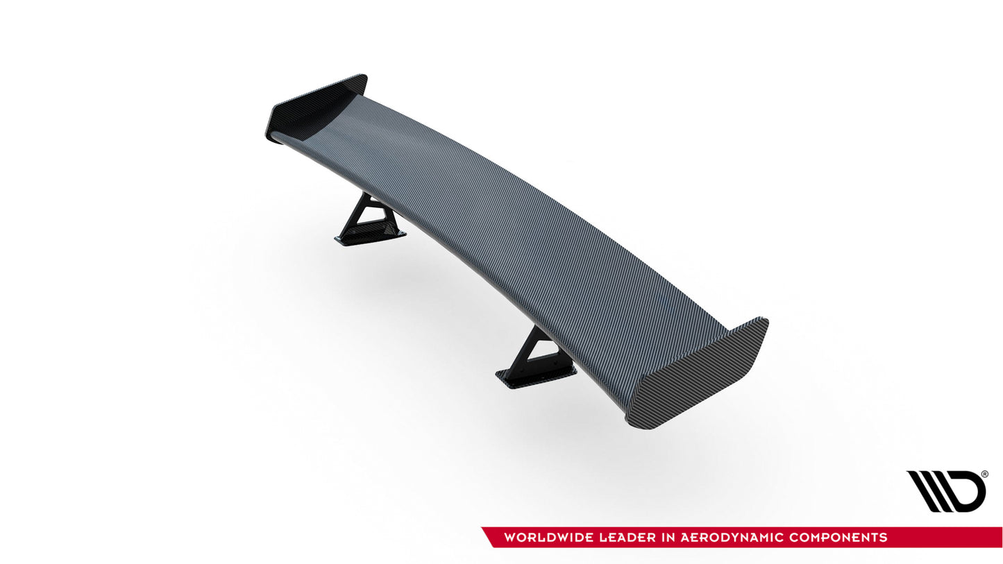 Carbon Spoiler With Internal Brackets Uprights  suitable for Volkswagen Jetta GLI Mk7