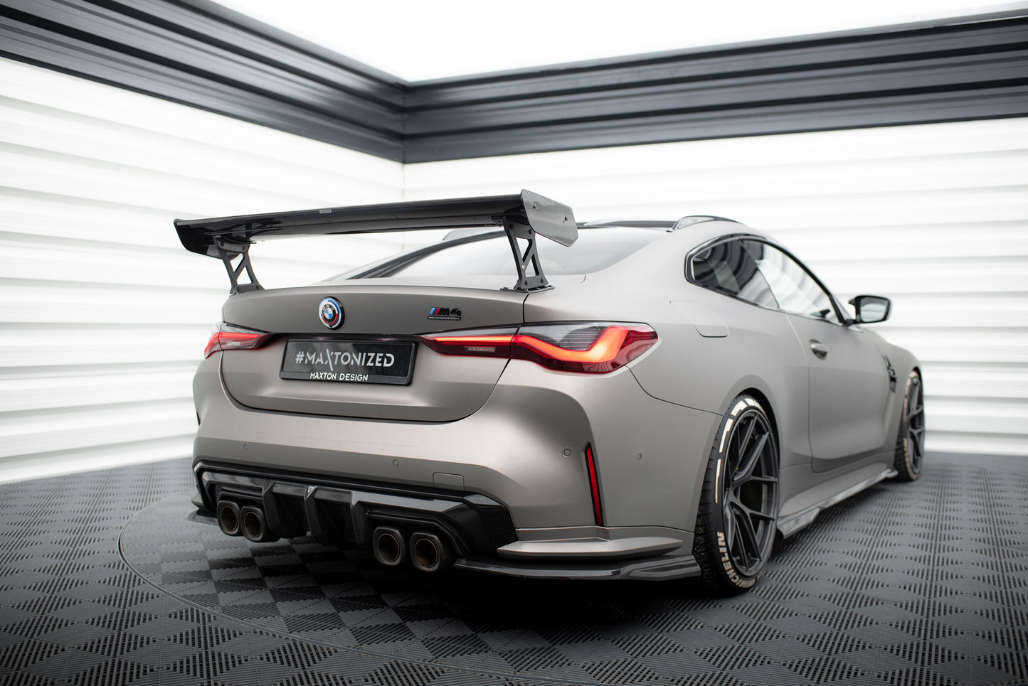 Carbon Spoiler With External Brackets Uprights suitable for BMW M4 G82 / G82 Facelift / M440i / 4 M-Pack G22 / G22 Facelift
