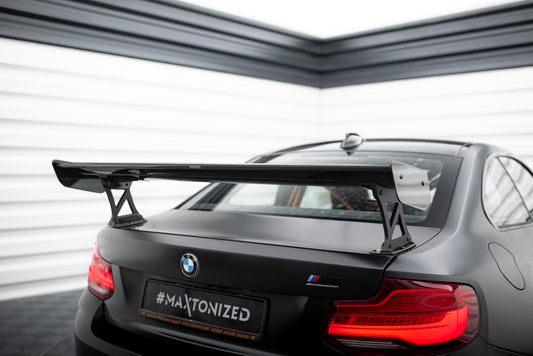 Karbonowy Spoiler Z Zewnętrznymi Wspornikami pasujący do BMW M2 F87 / 2 / 2 M-Pack F22