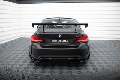 Carbon Spoiler With Internal Brackets Uprights suitable for BMW M2 F87 / 2 / 2 M-Pack F22