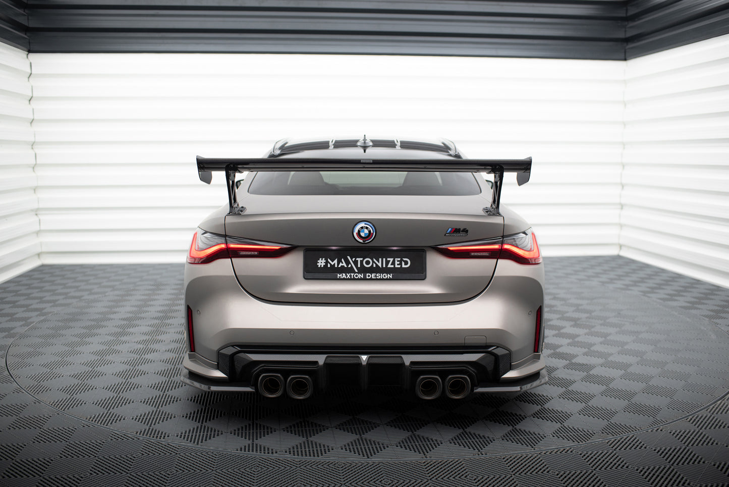 Carbon Spoiler With External Brackets Uprights suitable for BMW M4 G82 / G82 Facelift / M440i / 4 M-Pack G22 / G22 Facelift