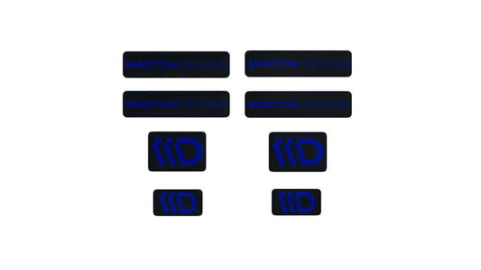 Black and Red 3D Sticker Set Maxton Design