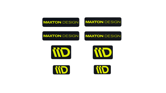 Black and Red 3D Sticker Set Maxton Design