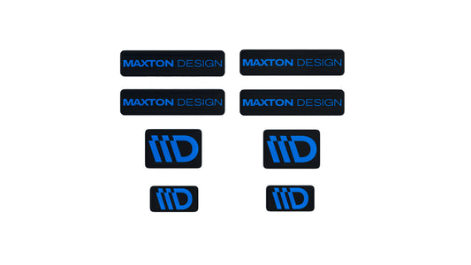 Black and Red 3D Sticker Set Maxton Design