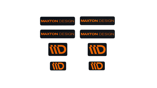 Black and Red 3D Sticker Set Maxton Design