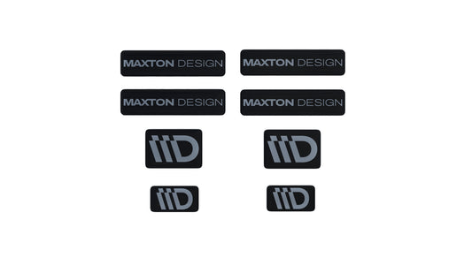 Black and Red 3D Sticker Set Maxton Design