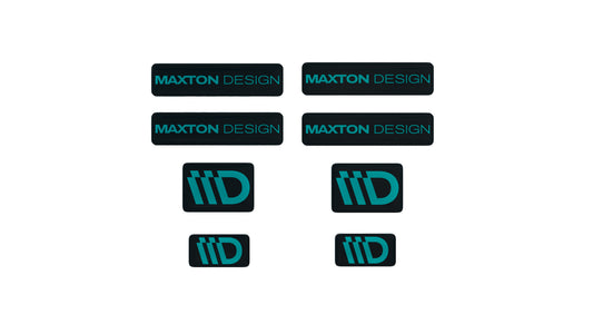 Black and Red 3D Sticker Set Maxton Design