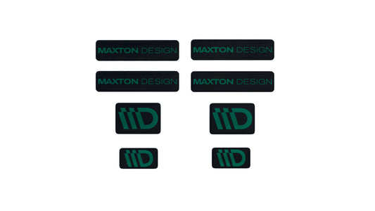 Black and Red 3D Sticker Set Maxton Design