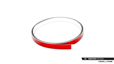 Decorative stripe for self sticking