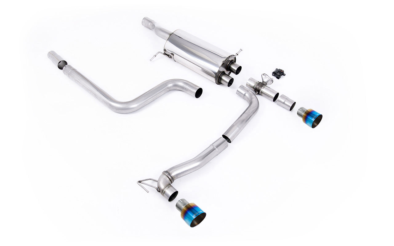 Rear Valance + Miltek Sport Exhaust Ford Fiesta ST Mk8