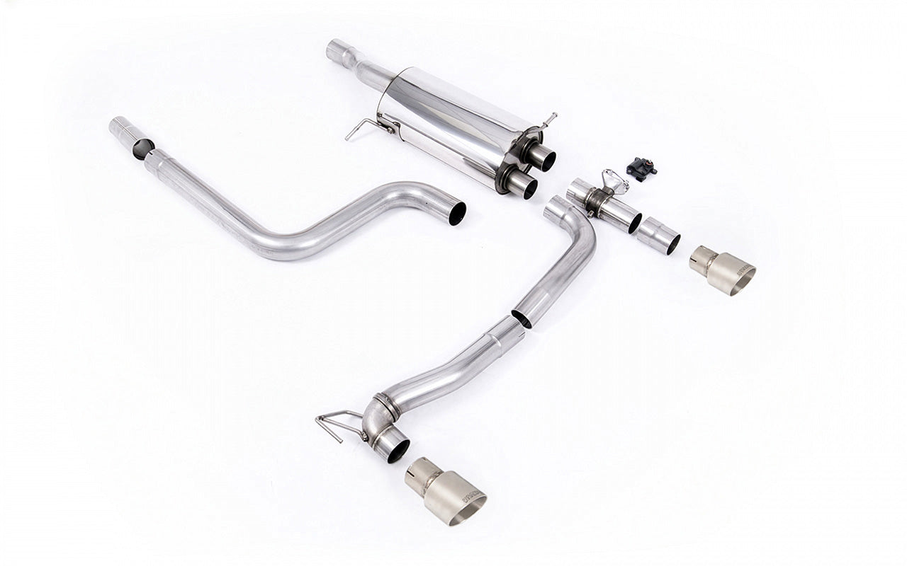 Rear Valance + Miltek Sport Exhaust Ford Fiesta ST Mk8