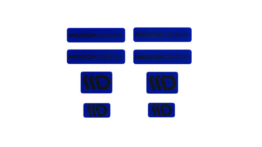Black and Red 3D Sticker Set Maxton Design