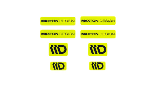 Black and Red 3D Sticker Set Maxton Design