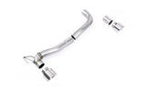 Rear Valance + Milltek Sport Exhaust Extension Ford Fiesta ST Mk8
