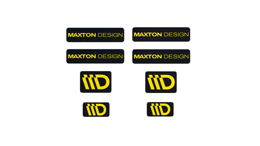 Black and Red 3D Sticker Set Maxton Design