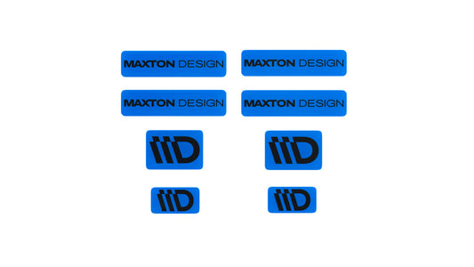 Black and Red 3D Sticker Set Maxton Design