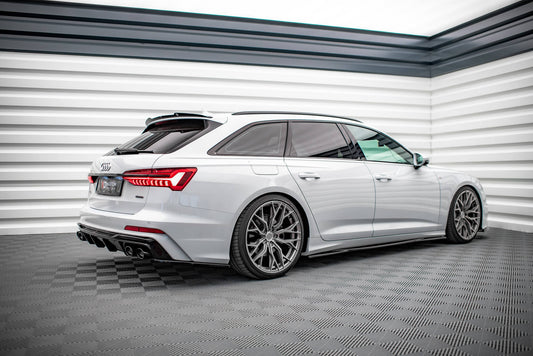 Rear Valance + Exhaust Ends Imitation Audi A6 S-Line / S6 C8 / C8 Facelift