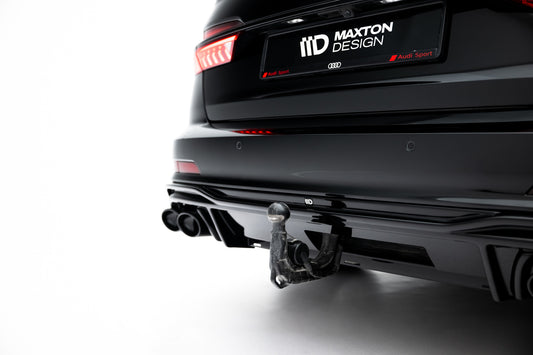 Rear Valance + Exhaust Ends Imitation Audi A6 S-Line / S6 C8 / C8 Facelift