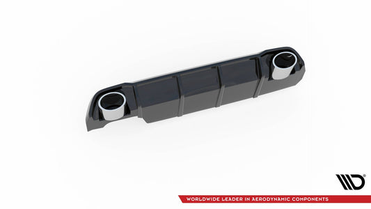 Rear Valance + Exhaust Ends Imitation Peugeot 308 SW Mk2 