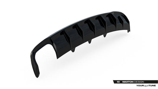 Rear Valance Audi A4 B8 Facelift (Single side dual exhaust version)