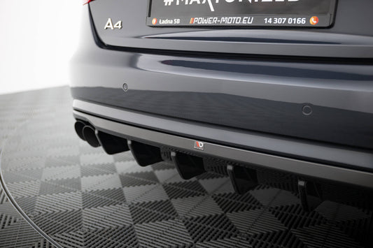 Rear Valance Audi A4 B8 Facelift (Version with dual exhausts on both sides)