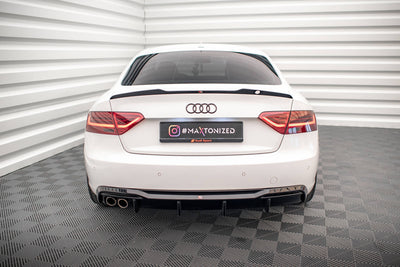 Rear Valance Audi A5 Coupe 8T Facelift (Version with dual exhausts on one side)