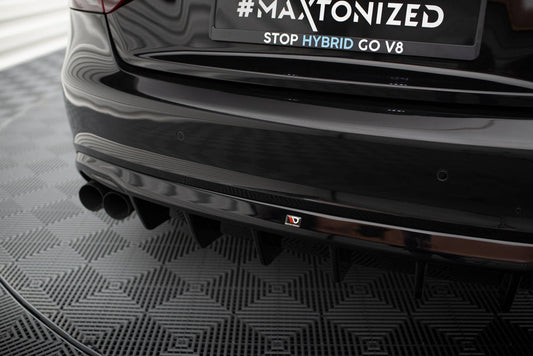 Rear Valance Audi A5 Coupe / Cabrio S-Line 8T (Single side dual exhaust version)
