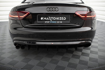 Rear Valance Audi A5 Coupe / Cabrio S-Line 8T (Single side dual exhaust version)