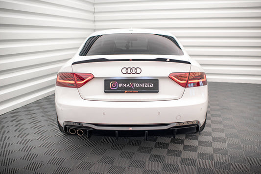 Rear Valance Audi A5 Sportback 8T Facelift  (Version with dual exhausts on one side)