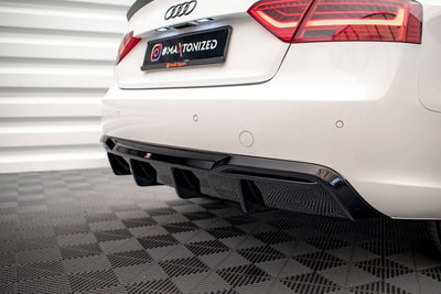 Rear Valance Audi A5 Sportback 8T Facelift  (Version with dual exhausts on one side)