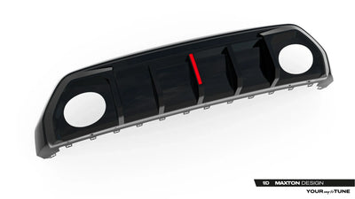 Rear Valance Audi RS3 Sedan 8Y Facelift (Version with original reflector)