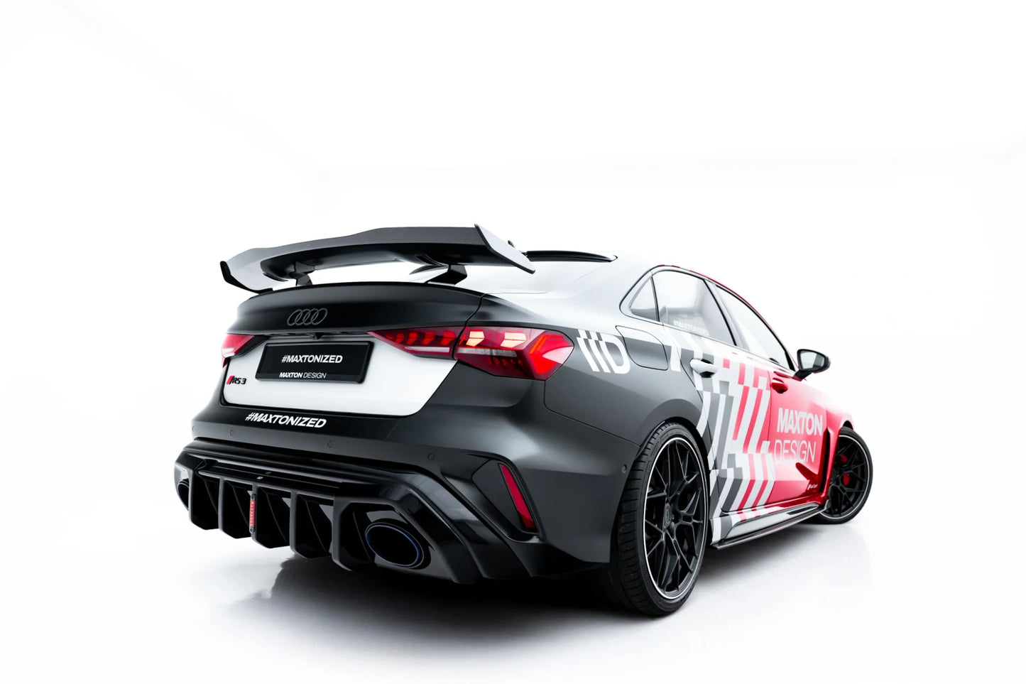 Rear Valance Audi RS3 Sedan 8Y Facelift (Version with LED light)