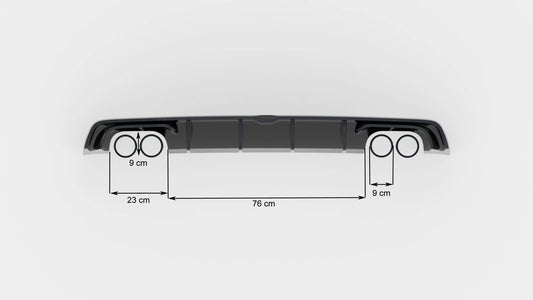 Rear Valance Audi S3 Sedan 8V